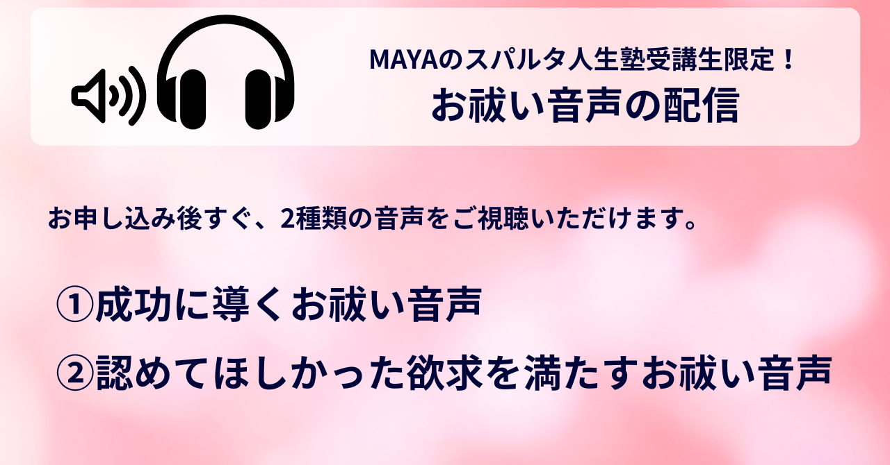 成功に導く音声のイメージ